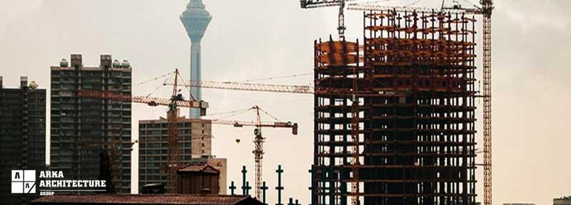 درصد مشارکت در ساخت در تهران