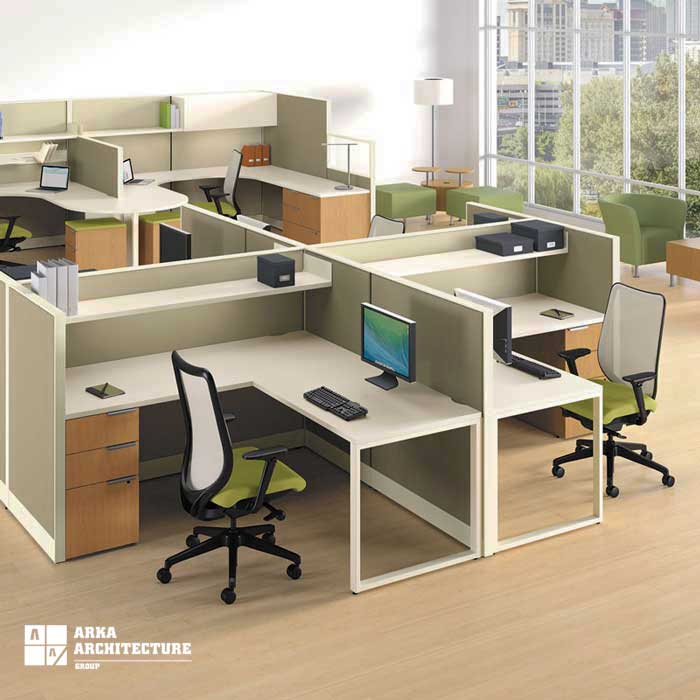 طراحی داخلی ساختمان اداری