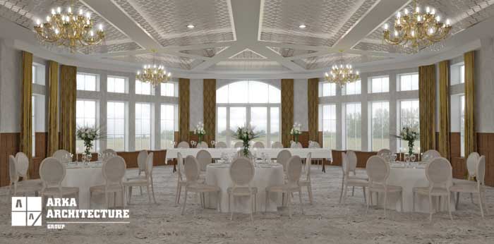 طراحی داخلی تالار عروسی