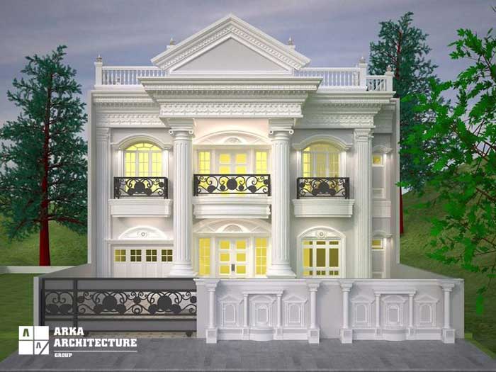 مدل های نمای ساختمان کلاسیک