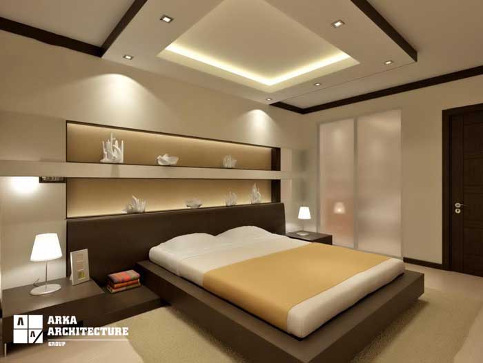 مدل های طراحی سقف اتاق خواب