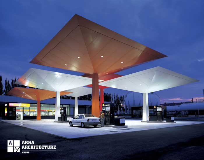 مدل های طراحی داخلی پمپ بنزین