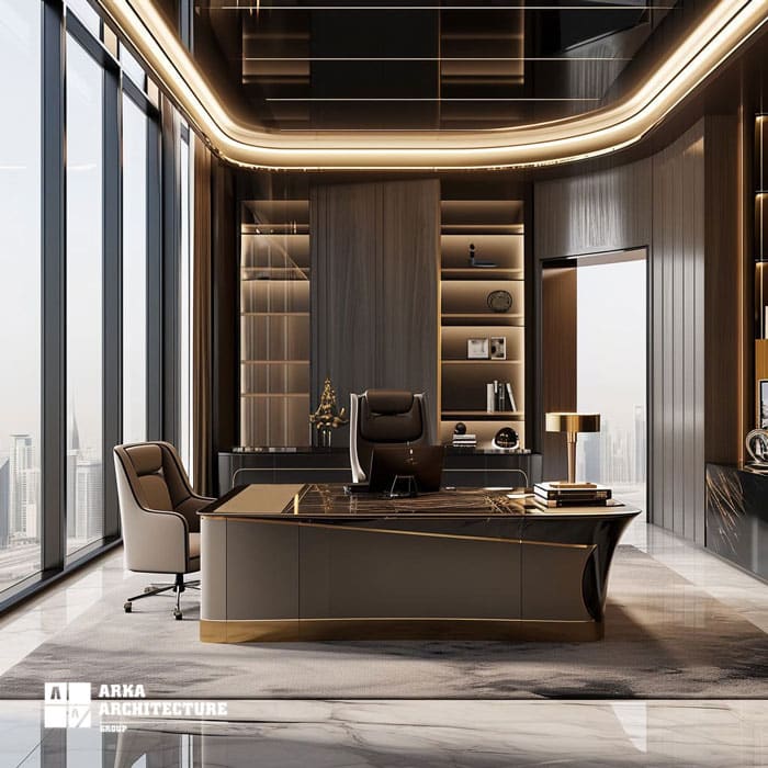 طراحی دفتر مدیرعامل